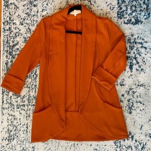 French Mauve Tunic Blazer, size M